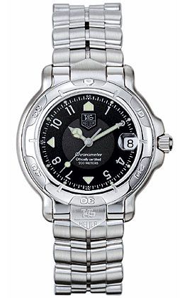 TAG Heuer 6000 Stainless Steel / Black / Bracelet